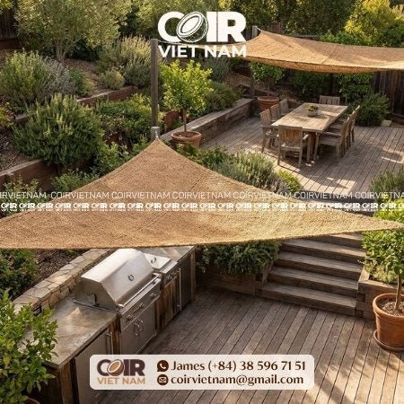 10 Best Triangle Shade Sail Setup Ideas For Patio and Backyard - Coir VietNam