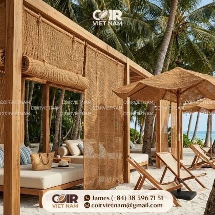 5 Best Natural Coconut Umbrella Designs For Resorts And Gardens - Coir VietNam