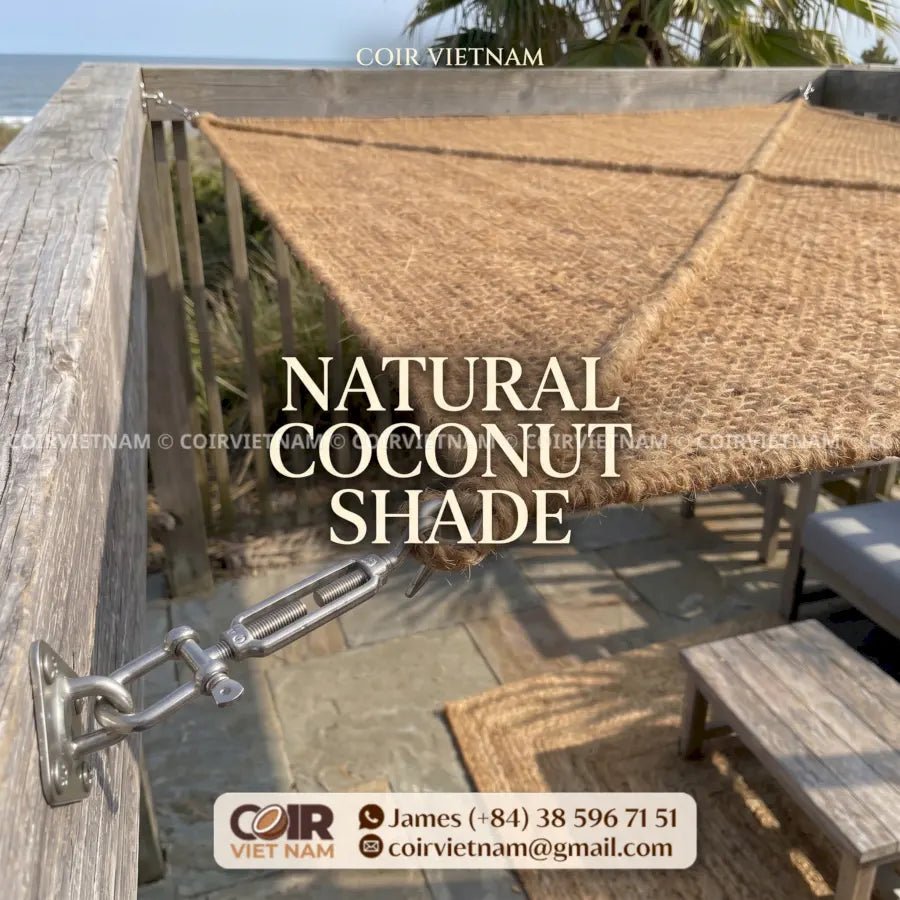Coconut sail, 100% Natural Shade, Inspired Outdoor Living - Coir VietNam
