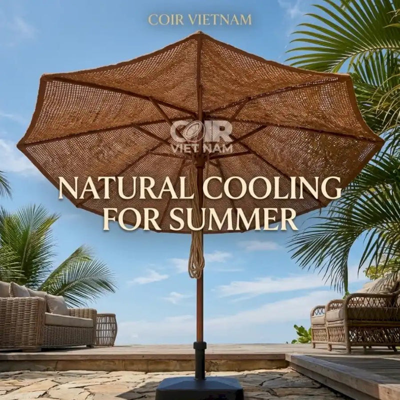 Coconut Umbrella for Summer Outdoor Spaces - Coir VietNam