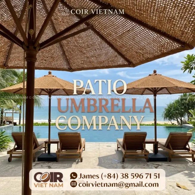 Commercial Patio Umbrella Manufacturer for Hotels & Beach Clubs - Coir VietNam