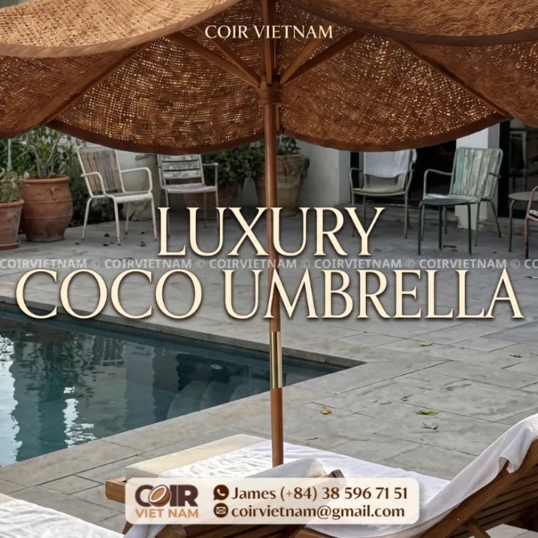 Luxury Coco Umbrella for Beach, Patio and Pool - Coir VietNam