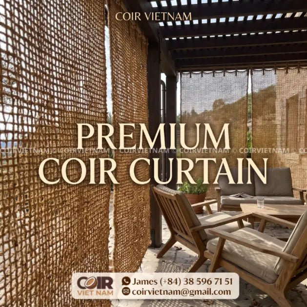 Premium Coconut Fiber Curtain and Custom Size Solutions for B2B - Coir VietNam