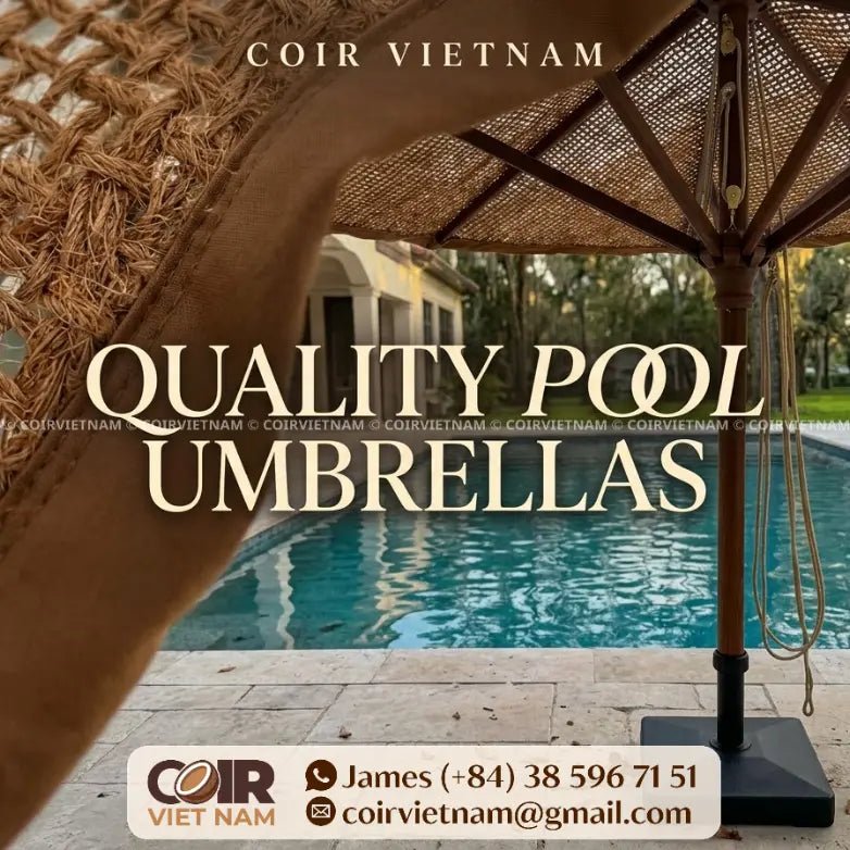 What are some good quality pool umbrellas? - Coir VietNam