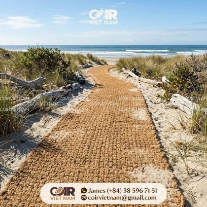 What Is Coir Matting And 5 Great Benefits For Sandy Beaches - Coir VietNam