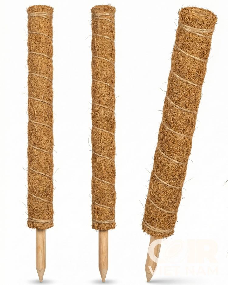 Coco Poles, coconut coir pole Plant Support Sticks for Creepers -  - Coir VietNam