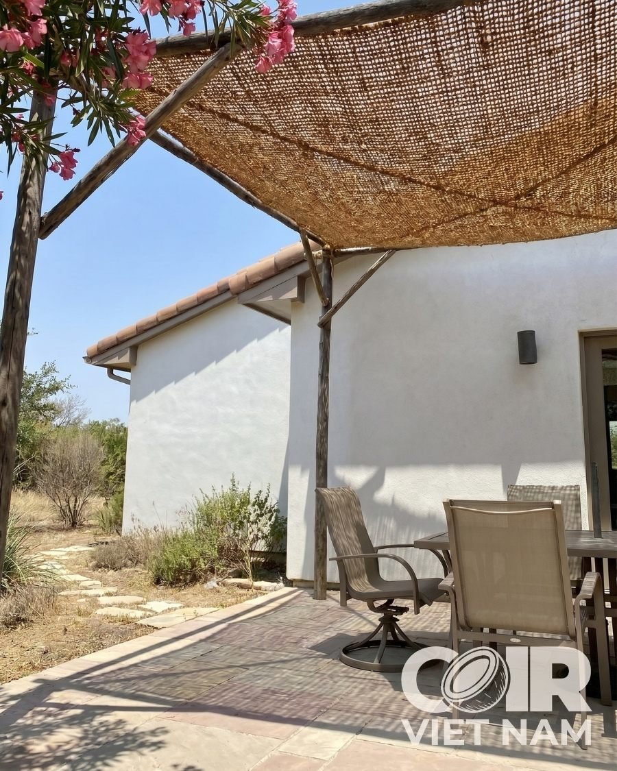 Coco Shade Sails From 100% Coconut Fiber Sun Protection -  - Coir VietNam