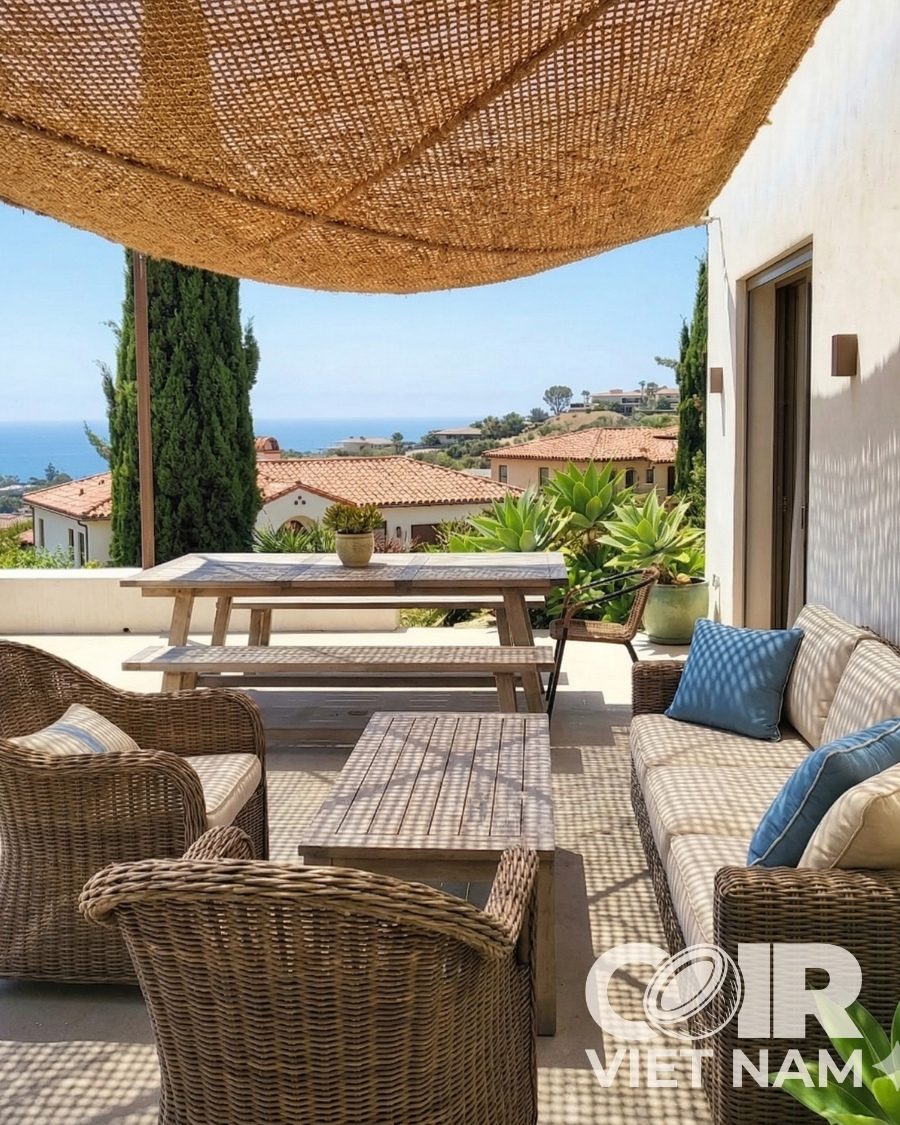 Coco Shade Sails From 100% Coconut Fiber Sun Protection -  - Coir VietNam