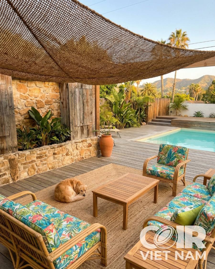 Coco Shade Sails From 100% Coconut Fiber Sun Protection -  - Coir VietNam
