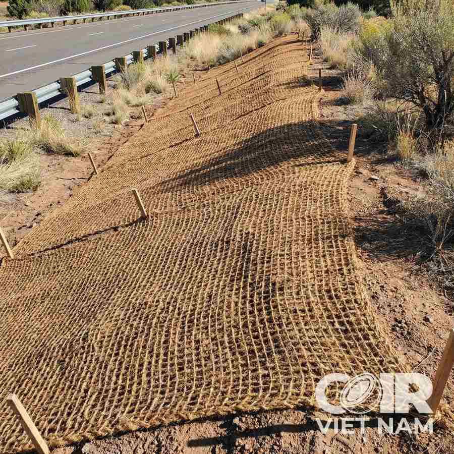 Coir Net Roll for Erosion Control and Slope Stabilization -  - Coir VietNam