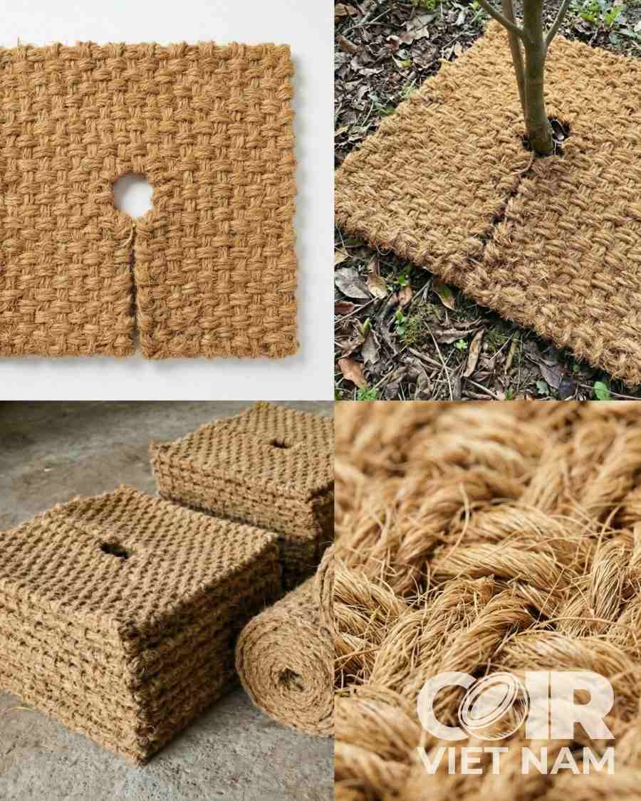 Natural Coir Mulch Mat for Weed Control - Coir VietNam -  - Coir VietNam