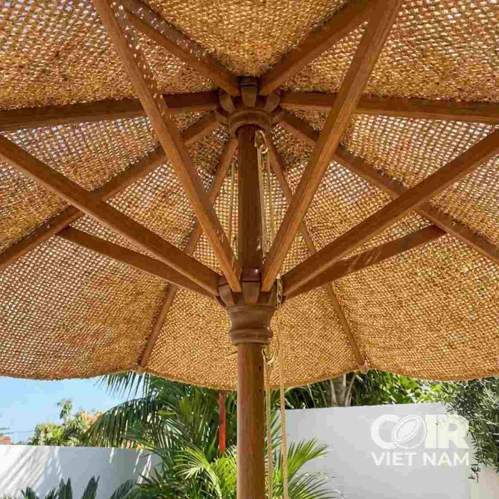 Outdoor Coconut umbrella | 100% Natural Coconut Fiber parasol -  - Coir VietNam