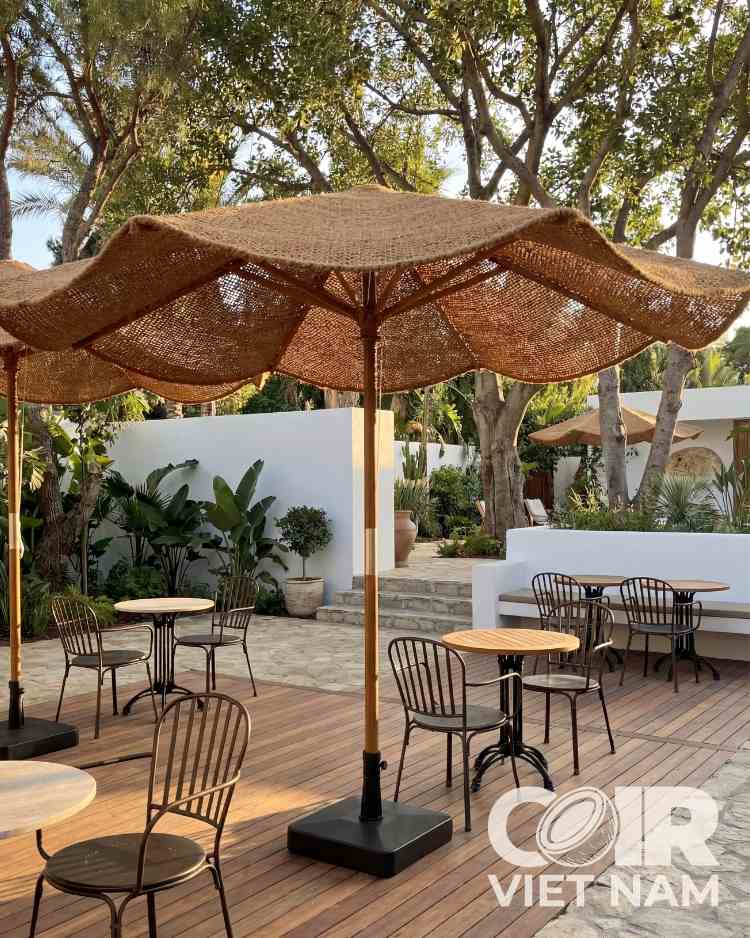 Outdoor Coconut umbrella | 100% Natural Coconut Fiber parasol -  - Coir VietNam