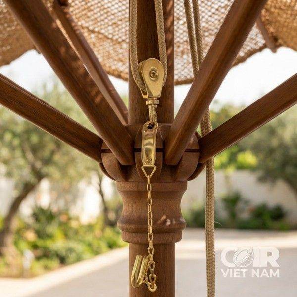 Outdoor Coconut umbrella | 100% Natural Coconut Fiber parasol -  - Coir VietNam