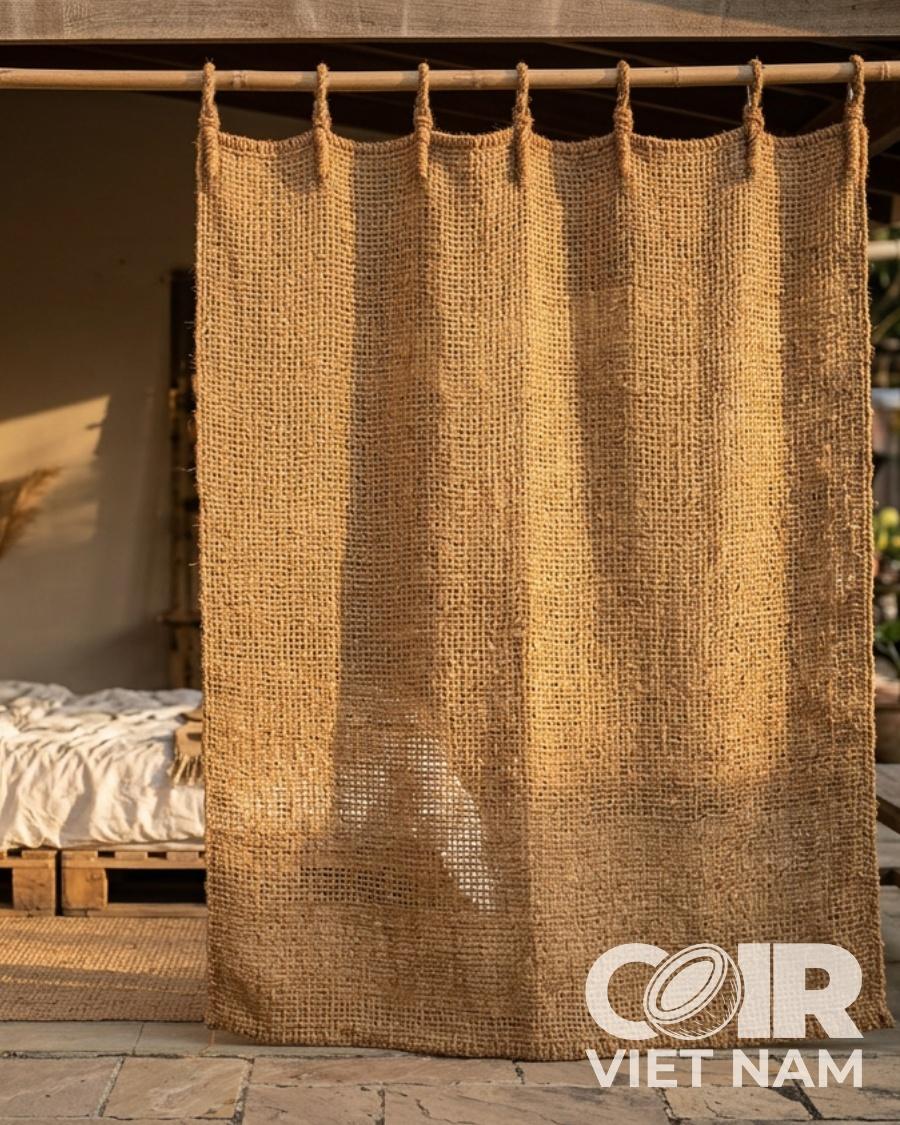 Sliding coconut curtains from 100% Natural Coconut Coir Fiber -  - Coir VietNam