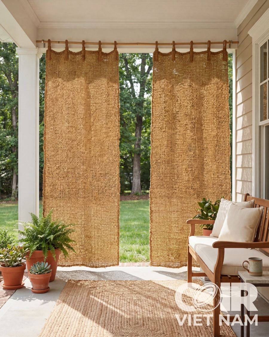 Sliding coconut curtains from 100% Natural Coconut Coir Fiber -  - Coir VietNam